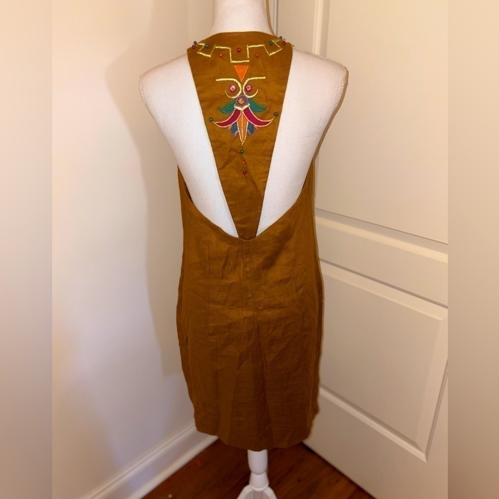 NEW W/ TAGS VINTAGE Deborah Laws Embroidered Beaded Dress size 8 - STUNNING!